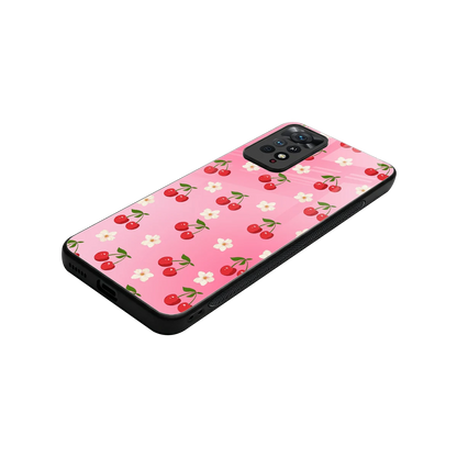 Berry Bliss stylish phone case for redmi note 11 pro | glossy glass and slim fit