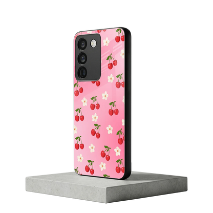 Berry Bliss vivo y200 5g mobile cover | shockproof glass phone case
