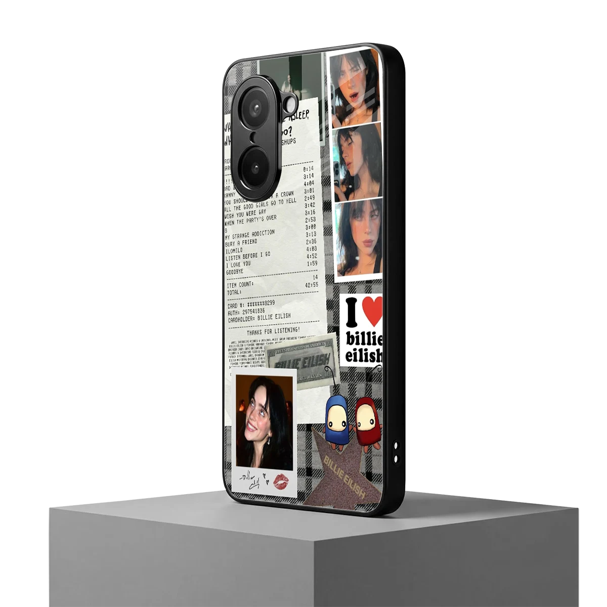 Billie Eilish oneplus nord ce5 5g mobile cover | shockproof glass phone case