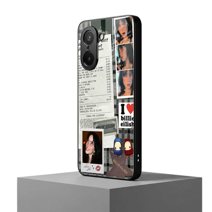 Billie Eilish oneplus nord ce5 5g mobile cover | shockproof glass phone case
