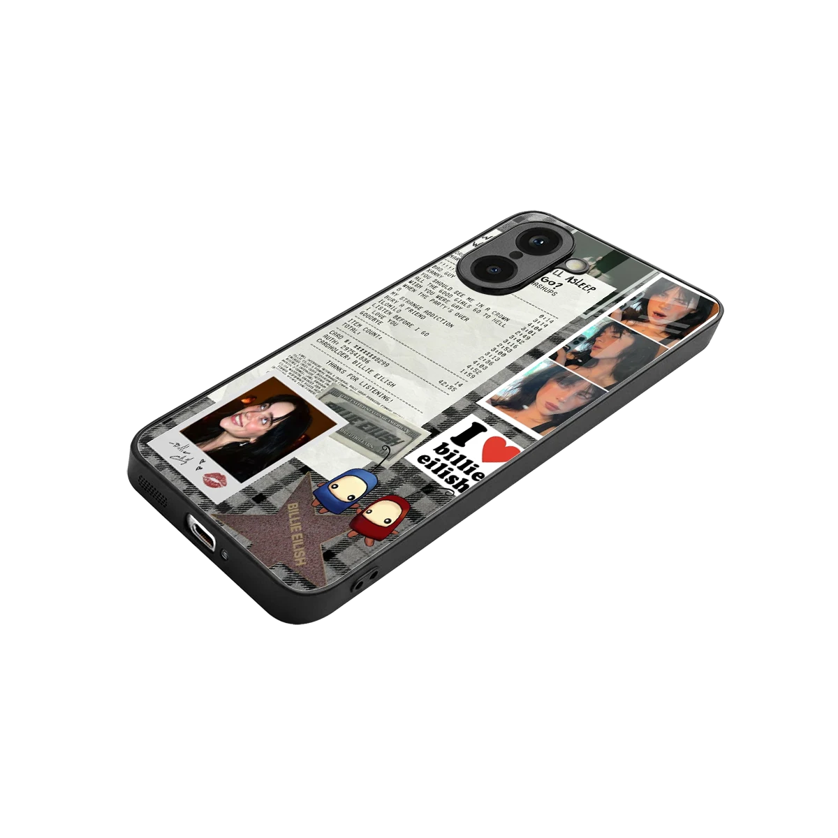 Billie Eilish stylish phone case for oneplus nord ce5 5g | glossy glass and slim fit