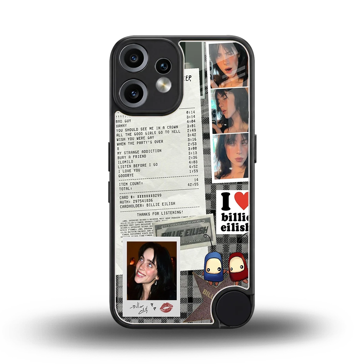 Billie Eilish back phone cover | glass case for cmf nothing phone 2 pro