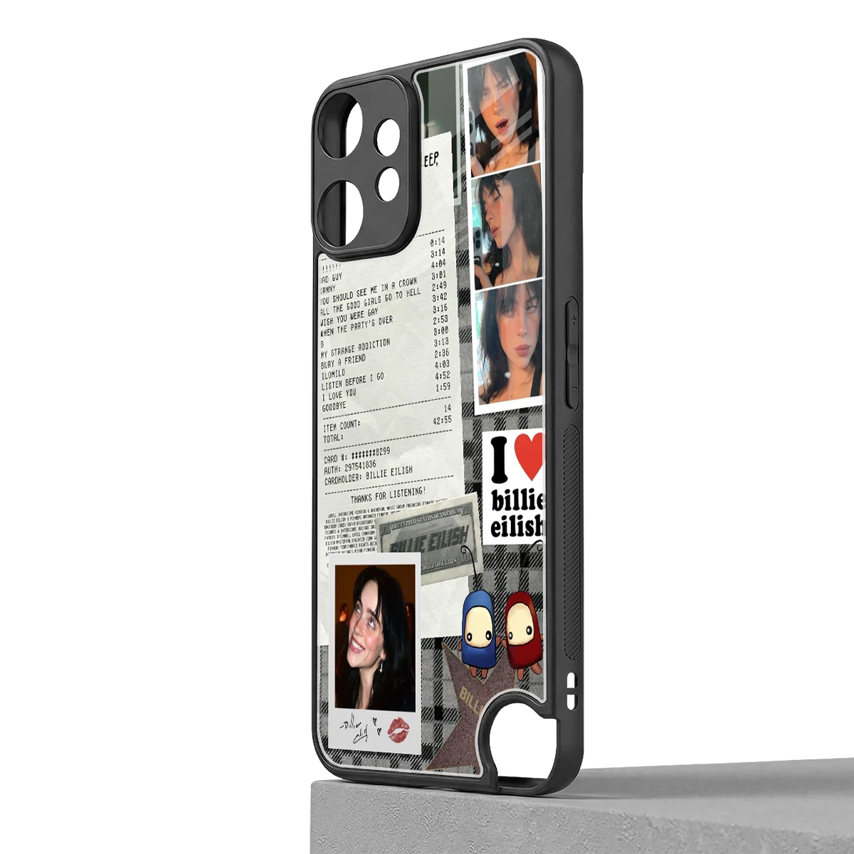 Billie Eilish cmf nothing phone 2 pro mobile cover | shockproof glass phone case