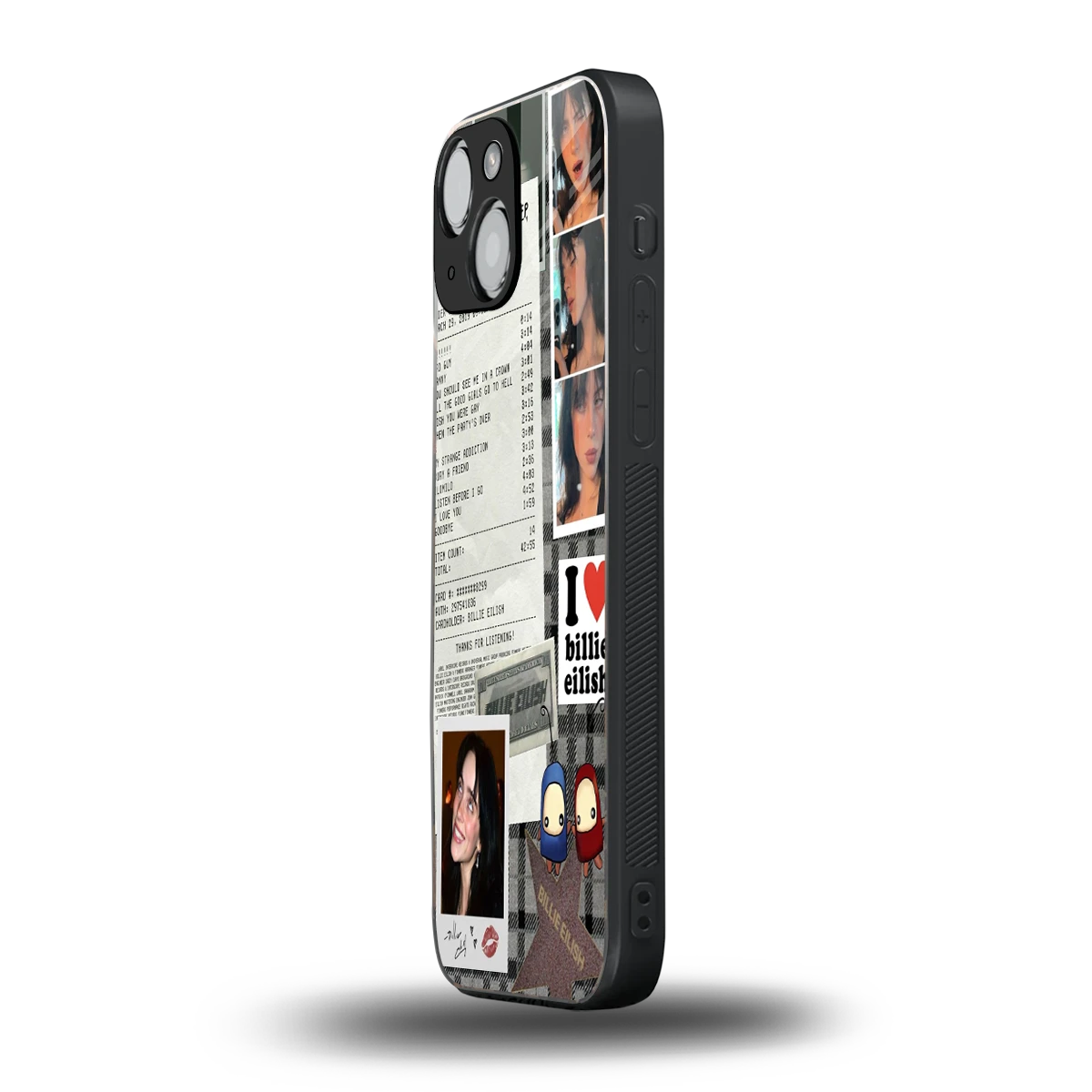Billie Eilish iphone 12 mini mobile cover | shockproof glass phone case