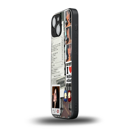 Billie Eilish iphone 12 mini mobile cover | shockproof glass phone case