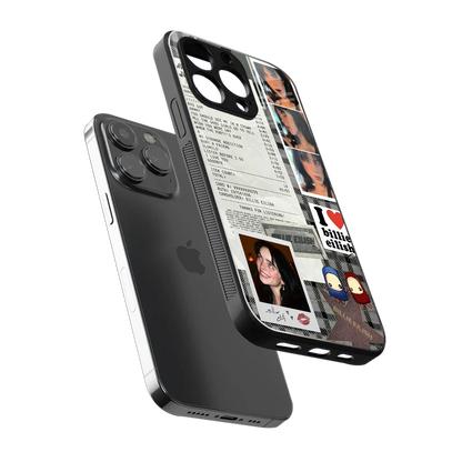 Billie Eilish sleek iphone 12 pro max cover with tempered glass back and TPU edges