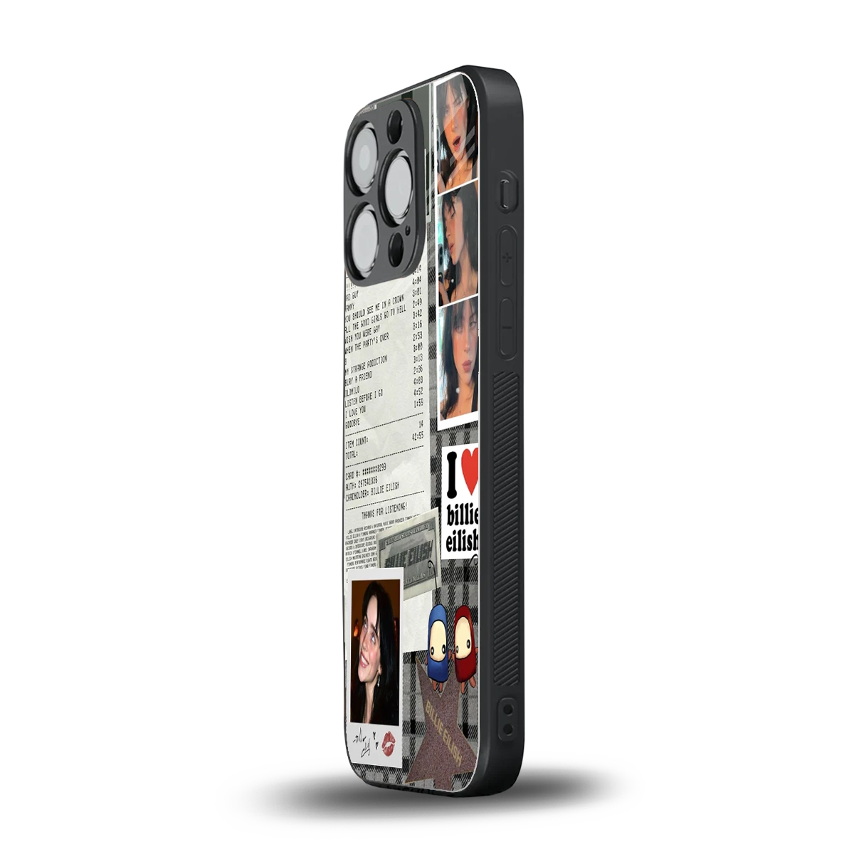 Billie Eilish iphone 13 pro mobile cover | shockproof glass phone case