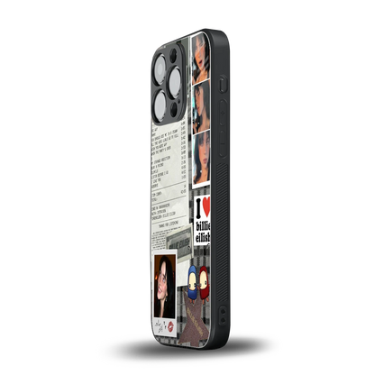 Billie Eilish iphone 13 pro mobile cover | shockproof glass phone case