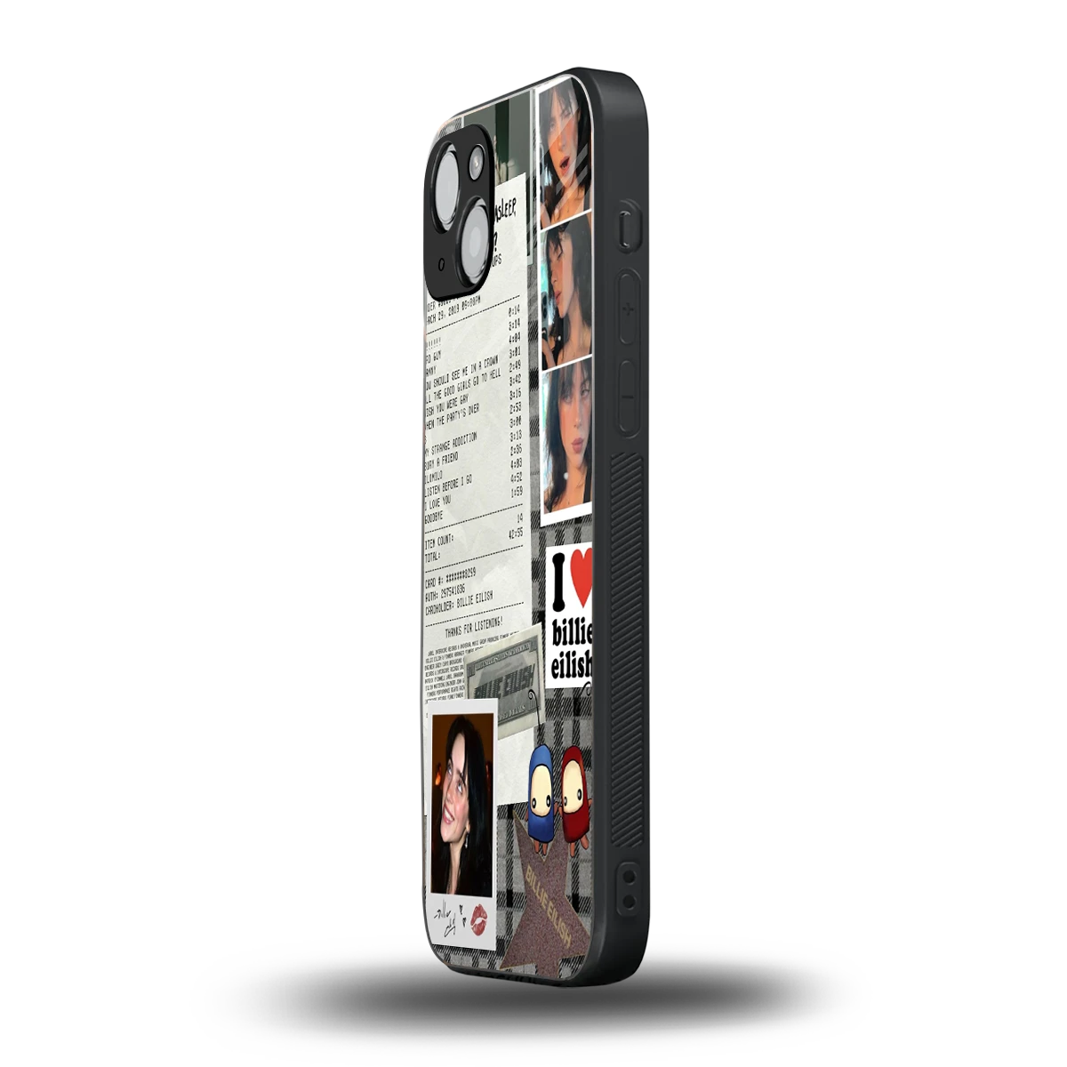 Billie Eilish iphone 13 mobile cover | shockproof glass phone case