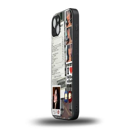 Billie Eilish iphone 13 mobile cover | shockproof glass phone case