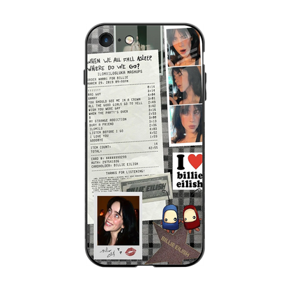 Billie Eilish back phone cover | glass case for iphone 7