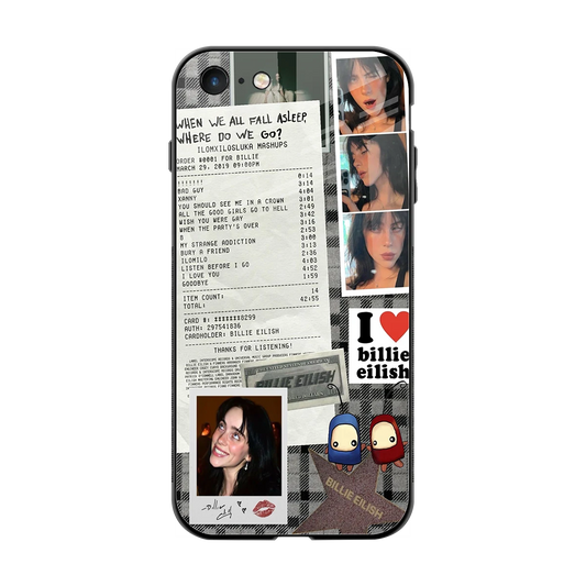 Billie Eilish back phone cover | glass case for iphone 7