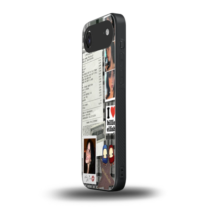 Billie Eilish iphone air mobile cover | shockproof glass phone case