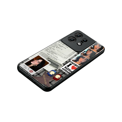 Billie Eilish stylish phone case for motorola edge 50 pro | glossy glass and slim fit
