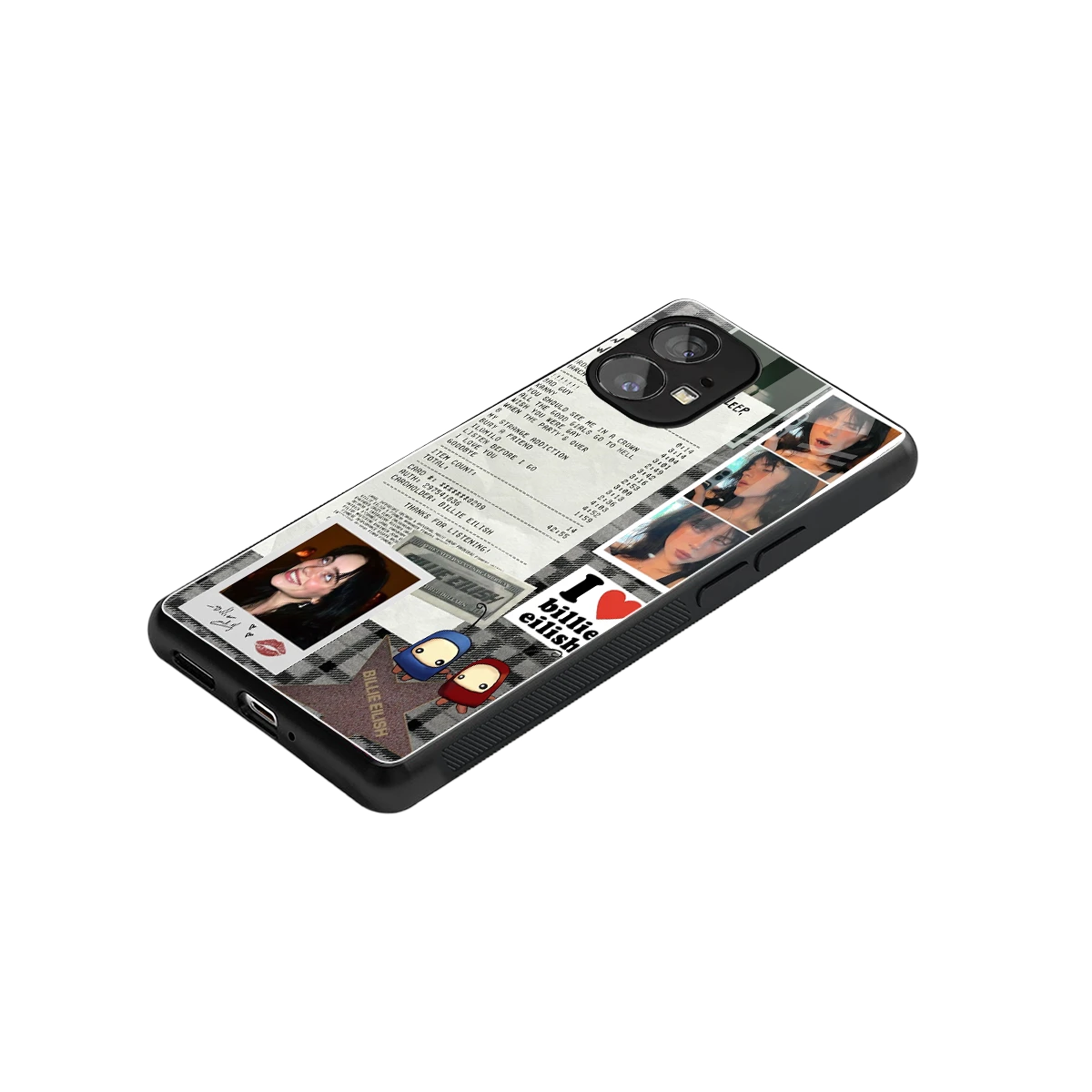 Billie Eilish stylish phone case for nothing phone 1 | glossy glass and slim fit