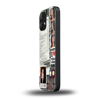 Billie Eilish nothing phone 2 mobile cover | shockproof glass phone case