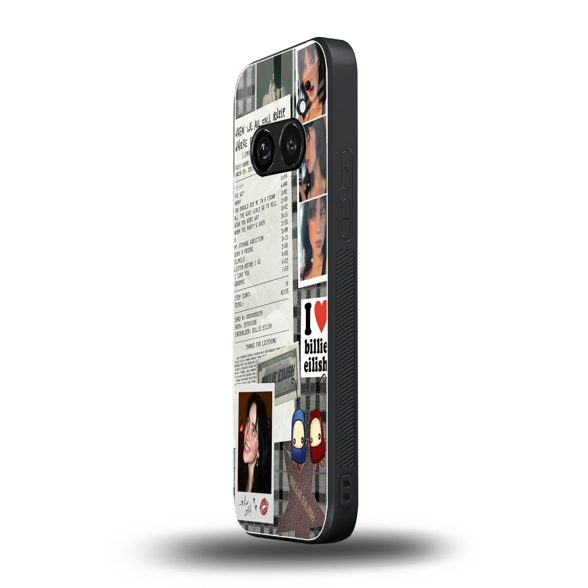 Billie Eilish nothing phone 2a plus mobile cover | shockproof glass phone case