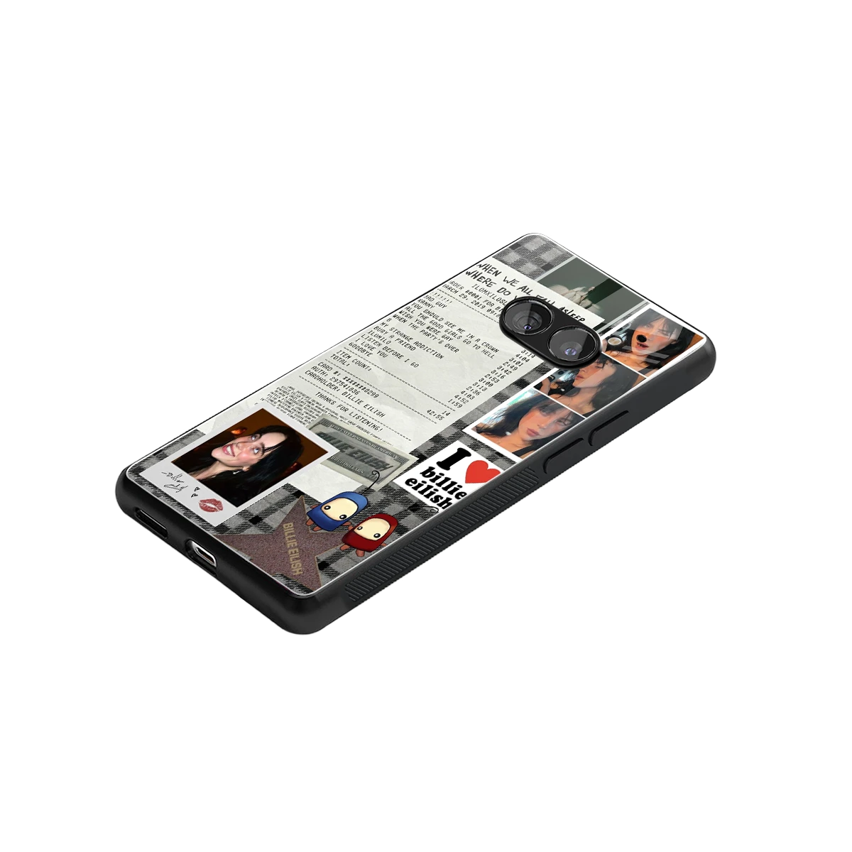 Billie Eilish stylish phone case for nothing phone 2a plus | glossy glass and slim fit