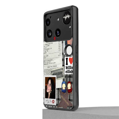Billie Eilish nothing phone 3 mobile cover | shockproof glass phone case