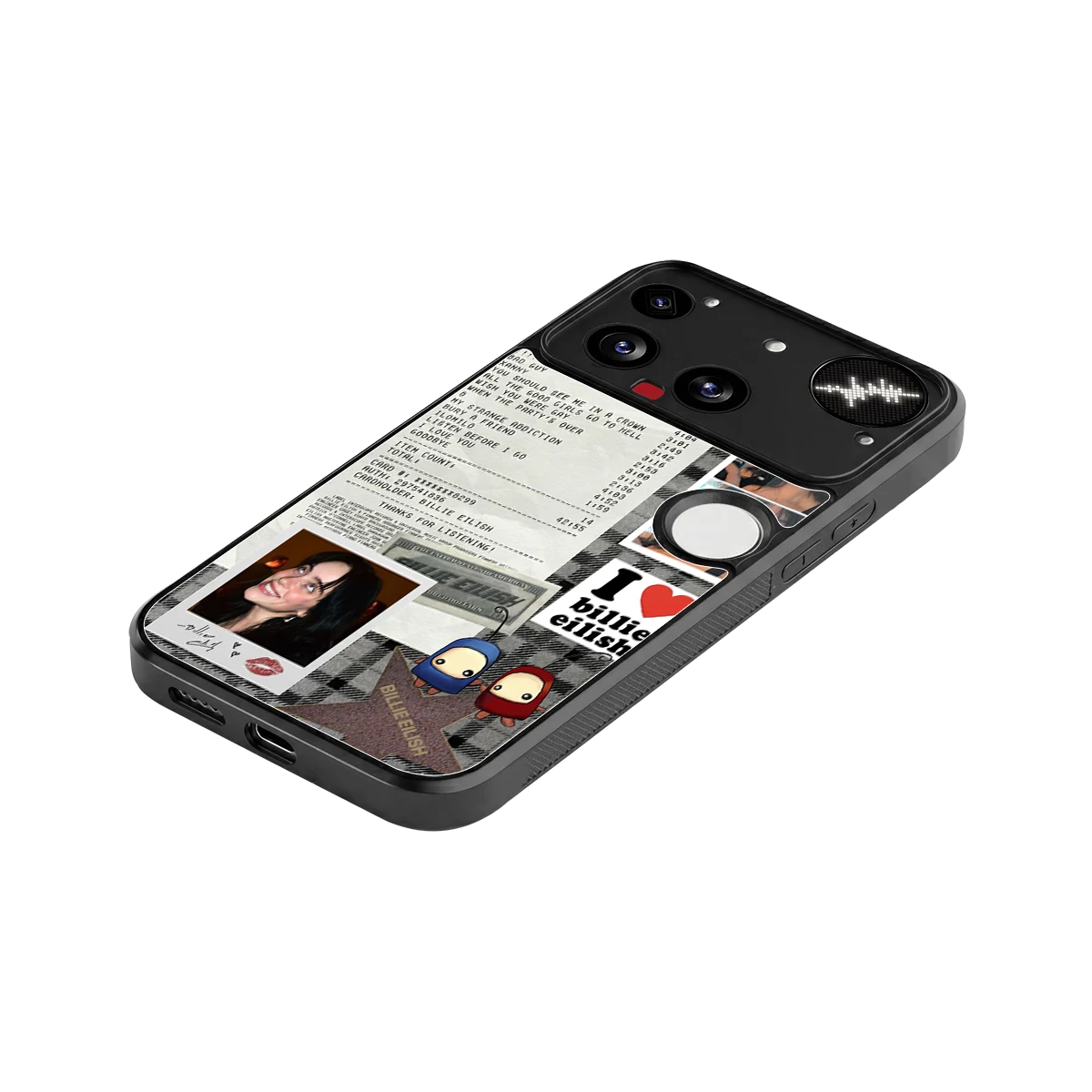 Billie Eilish stylish phone case for nothing phone 3 | glossy glass and slim fit