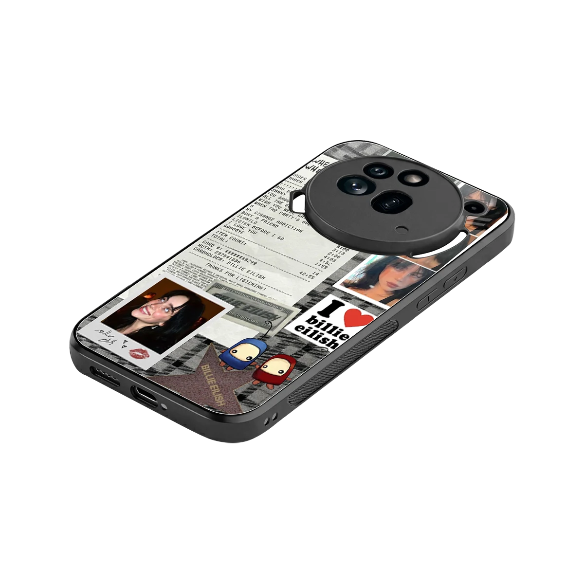 Billie Eilish stylish phone case for nothing phone 3a pro | glossy glass and slim fit