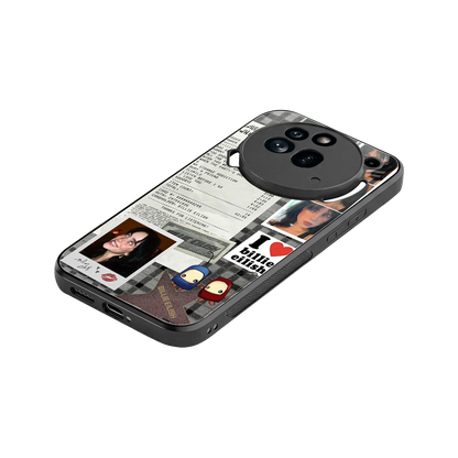 Billie Eilish stylish phone case for nothing phone 3a pro | glossy glass and slim fit