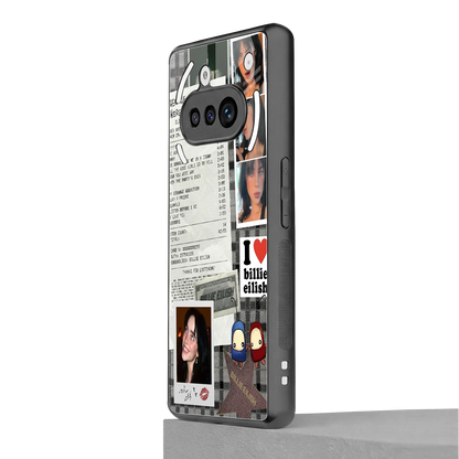 Billie Eilish nothing phone 3a mobile cover | shockproof glass phone case