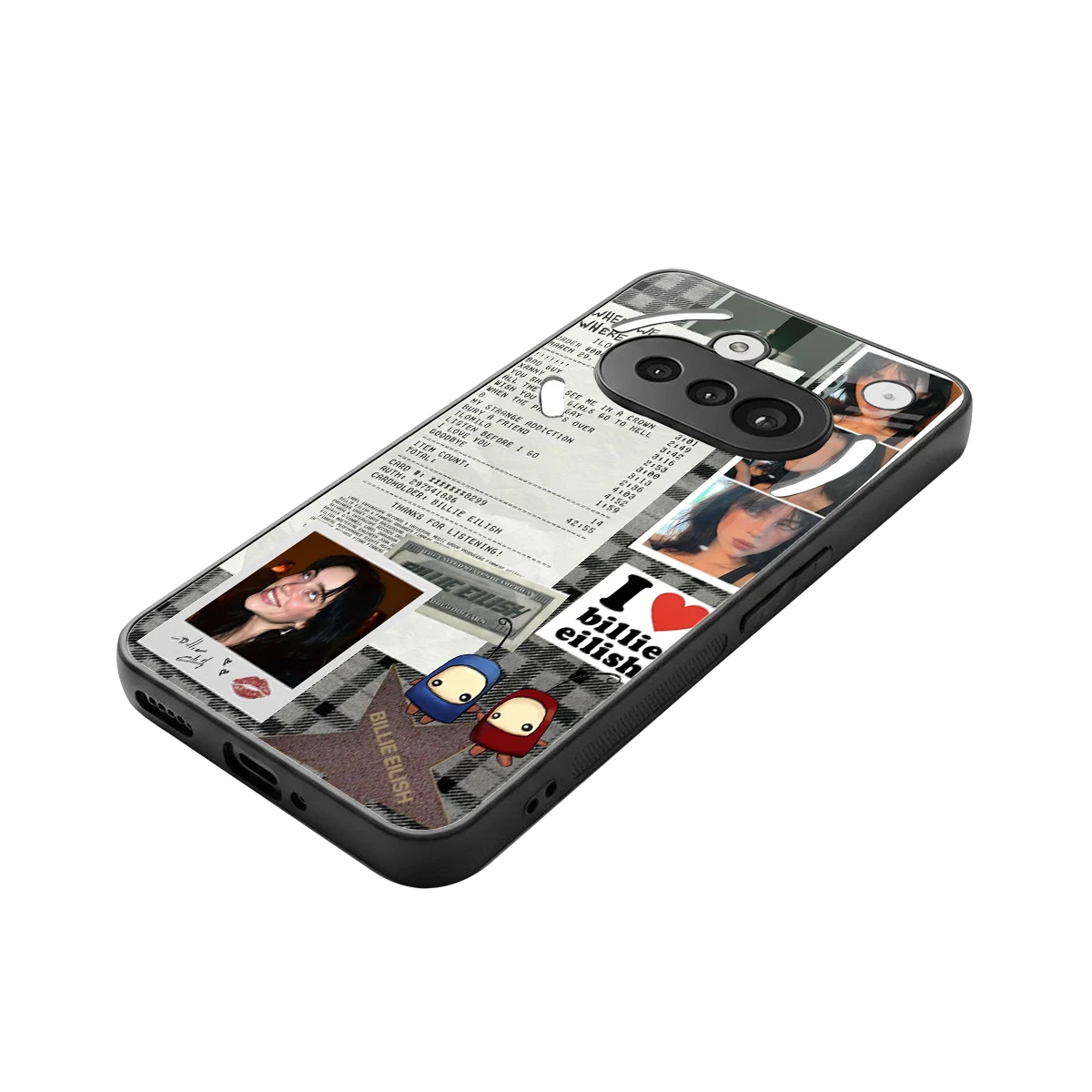 Billie Eilish stylish phone case for nothing phone 3a | glossy glass and slim fit