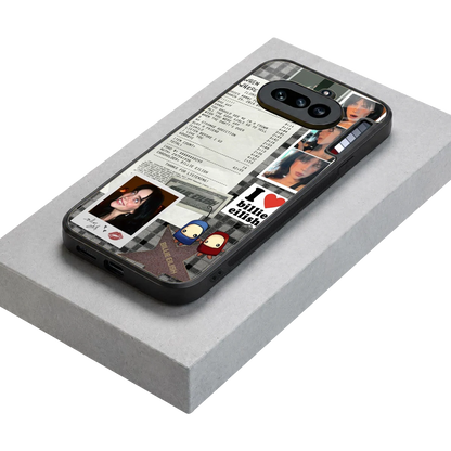 Billie Eilish stylish phone case for nothing phone 4a | glossy glass and slim fit