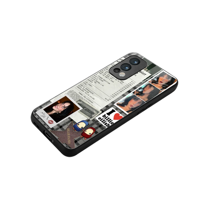 Billie Eilish stylish phone case for oneplus nord 2 | glossy glass and slim fit