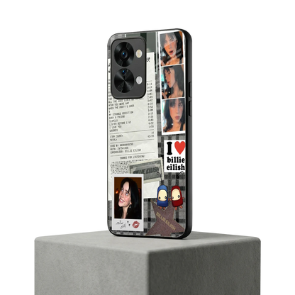 Billie Eilish oneplus nord 2t mobile cover | shockproof glass phone case