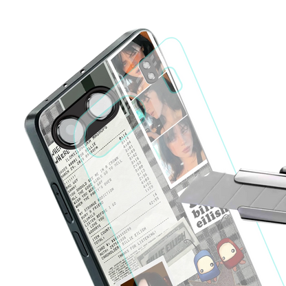 Billie Eilish stylish phone case for oneplus nord 4 | glossy glass and slim fit