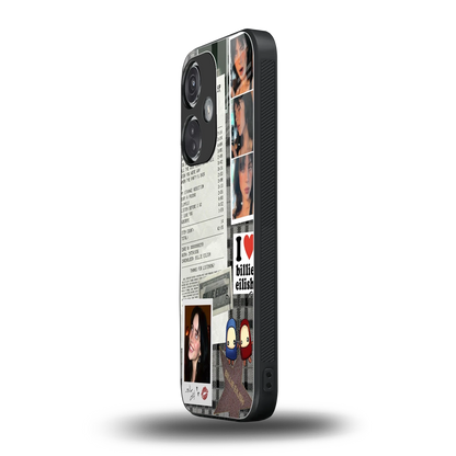 Billie Eilish oneplus nord ce 3 mobile cover | shockproof glass phone case