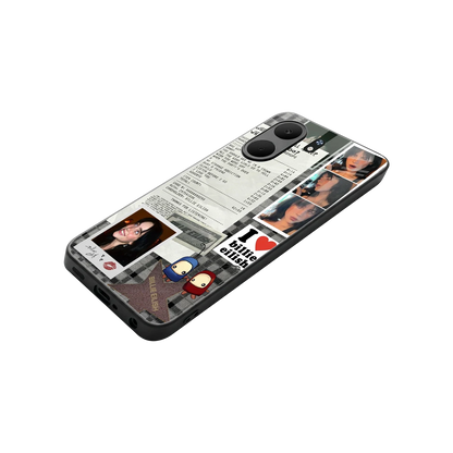 Billie Eilish stylish phone case for oppo a5x 5g | glossy glass and slim fit