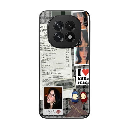 Billie Eilish back phone cover | glass case for oppo f29 5g