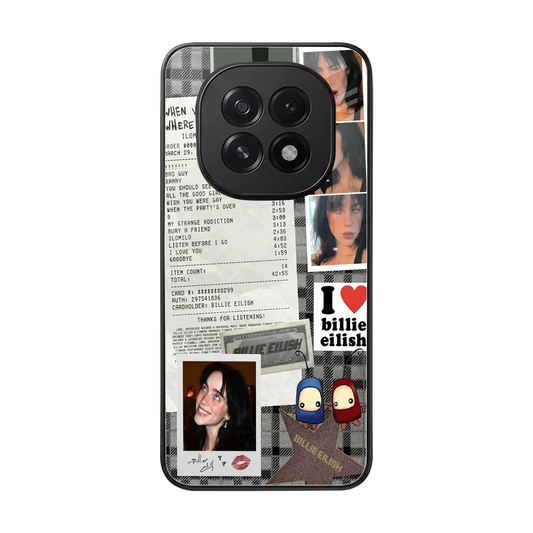 Billie Eilish back phone cover | glass case for oppo f29 5g