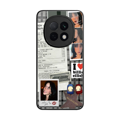 Billie Eilish back phone cover | glass case for oppo f29 pro 5g