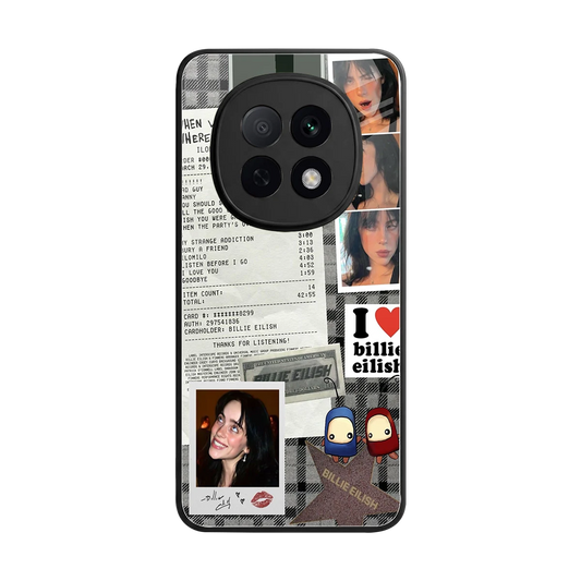 Billie Eilish back phone cover | glass case for oppo f29 pro 5g