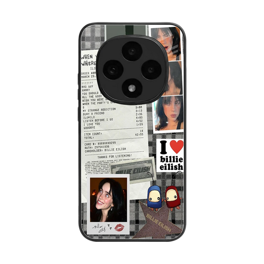 Billie Eilish back phone cover | glass case for oppo f31 pro 5g