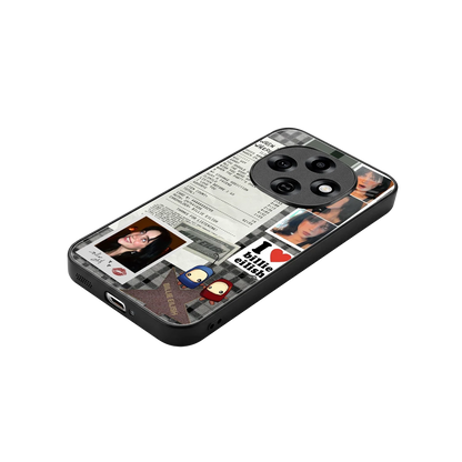 Billie Eilish stylish phone case for oppo f31 pro 5g | glossy glass and slim fit