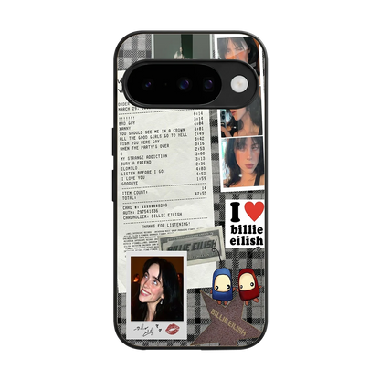 Billie Eilish back phone cover | glass case for google pixel 10
