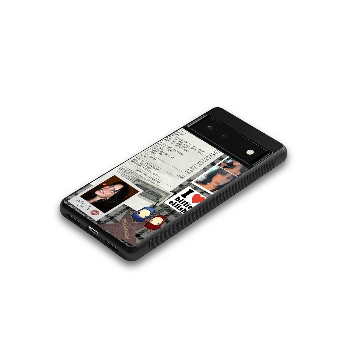 Billie Eilish google pixel 6a mobile cover | shockproof glass phone case