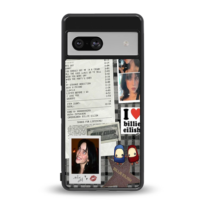 Billie Eilish back phone cover | glass case for google pixel 7a