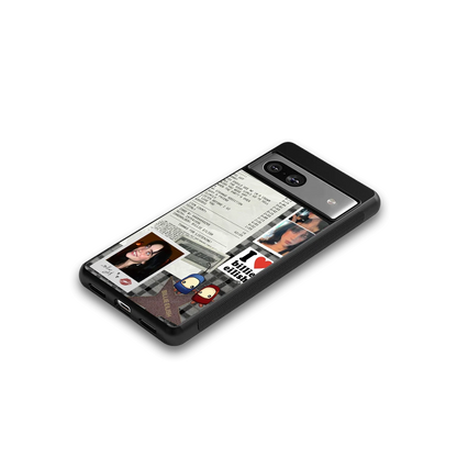 Billie Eilish google pixel 7a mobile cover | shockproof glass phone case