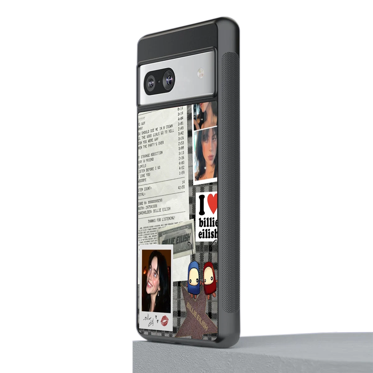 Billie Eilish stylish phone case for google pixel 7 | glossy glass and slim fit