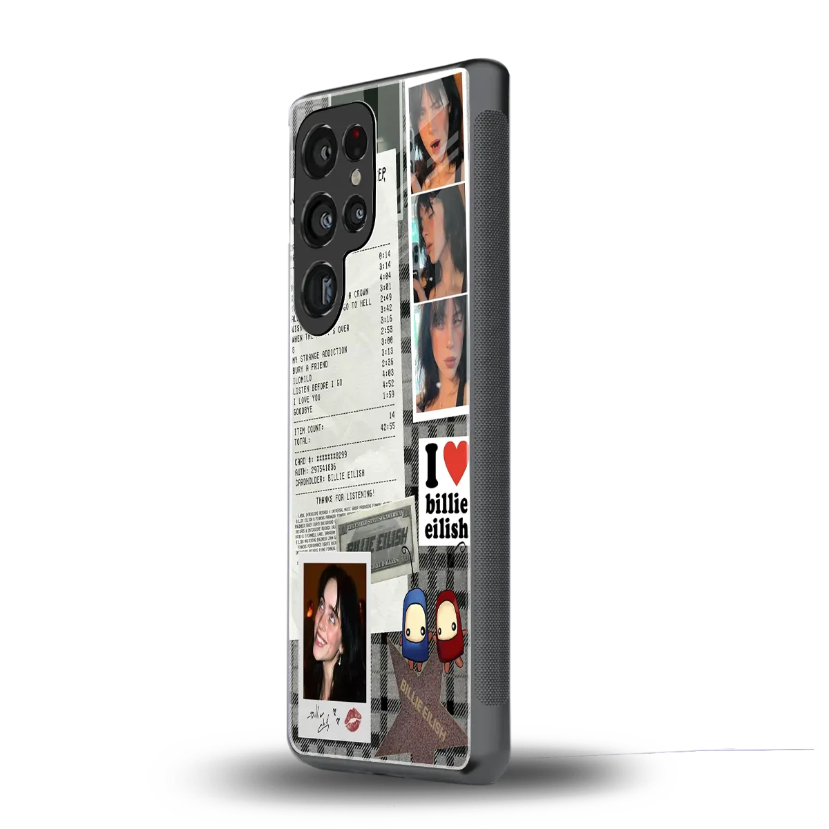 Billie Eilish samsung galaxy s26 ultra mobile cover | shockproof glass phone case