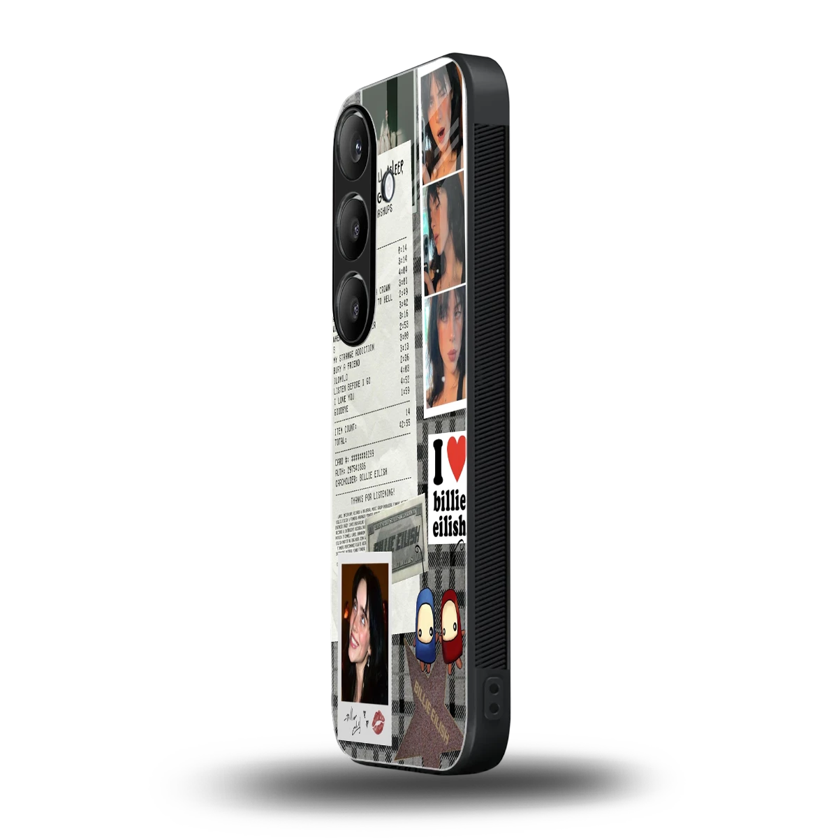 Billie Eilish samsung galaxy s24 mobile cover | shockproof glass phone case