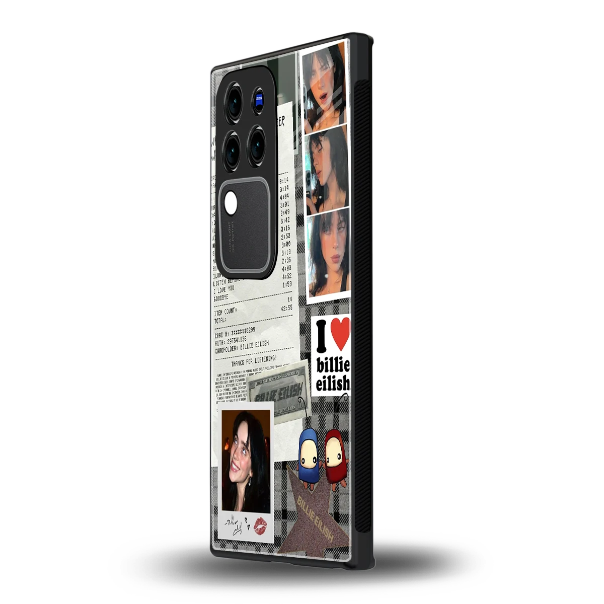 Billie Eilishvivo v30 pro mobile cover | shockproof glass phone case
