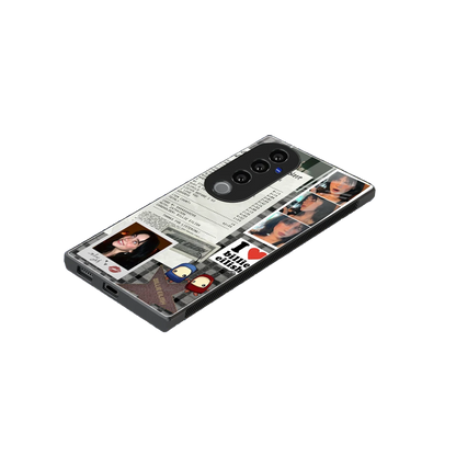 Billie Eilish stylish phone case for vivo v40 pro | glossy glass and slim fit