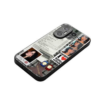 Billie Eilish stylish phone case for vivo x200 fe | glossy glass and slim fit